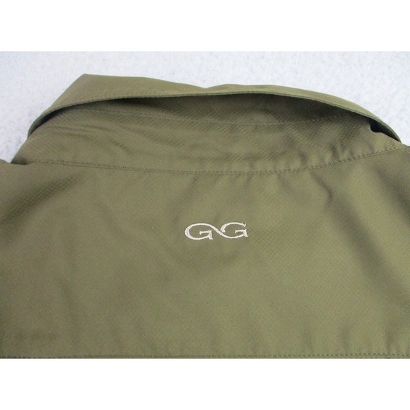 GameGuard Outdoors Big Easy Ranch Shirt Mens XL Green Short Sleeve Fishing UPF - Picture 10 of 10